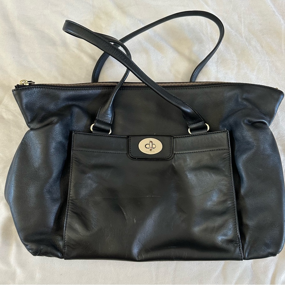 Kate Spade Black Leather Shoulder Bag